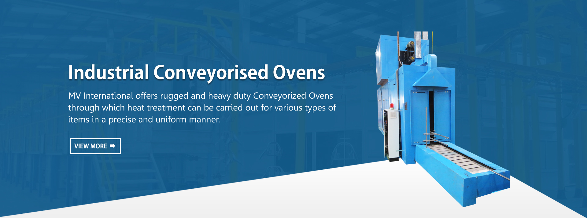industrial conveyorised ovens